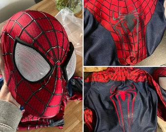 L’incroyable Spider-Man , Costume Spider-man , Cosplay Spdier-man , Costume d’Halloween , Cosplay Spider-man personnalisé