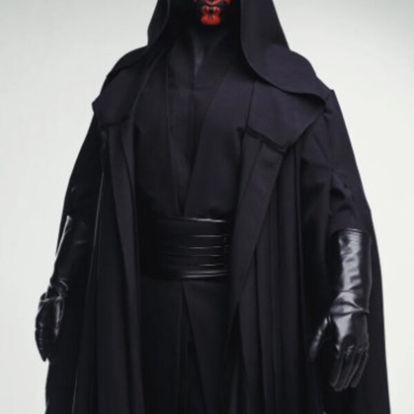Darth Maul Cosplay costume from Star Saga, sith lord, dark side of the Force, Galactic Empire, power, imperial, Republic, Grand Army
