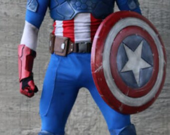 SuperHero Cosplay , Captain America Cosplay , FULL USA Man Armored Costume Cosplay