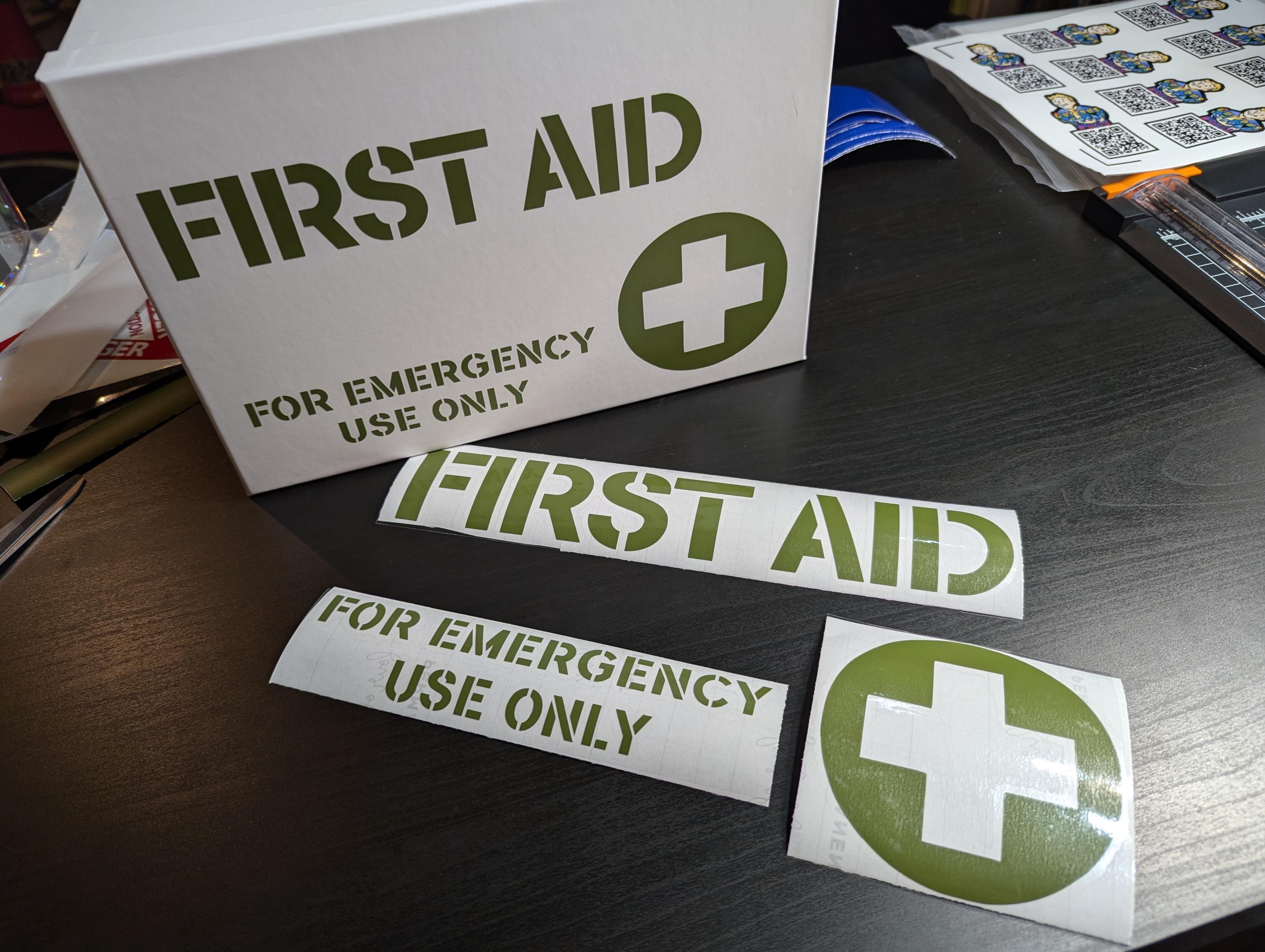 Custom Fallout Style Medkit Vinyl Graphic Kit - Etsy