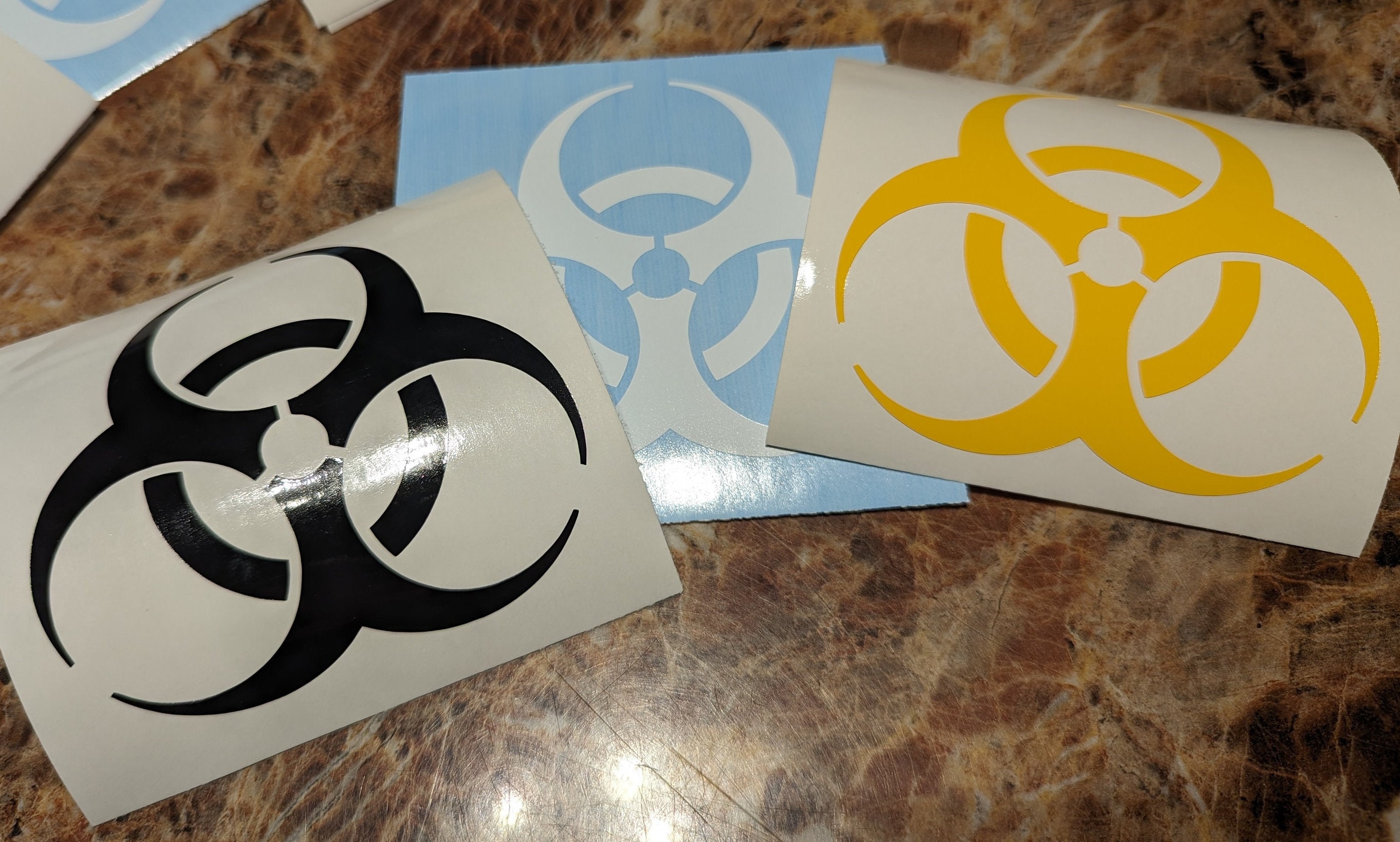 Biohazard Logo Vinyl Decal - Etsy