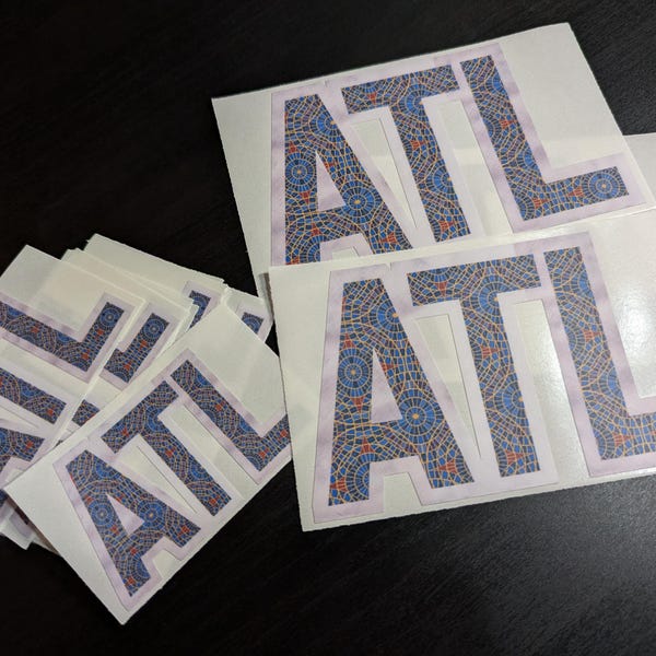 ATL Marriott Carpet Vinyl Decal - Perfect for DragonCon Fans!