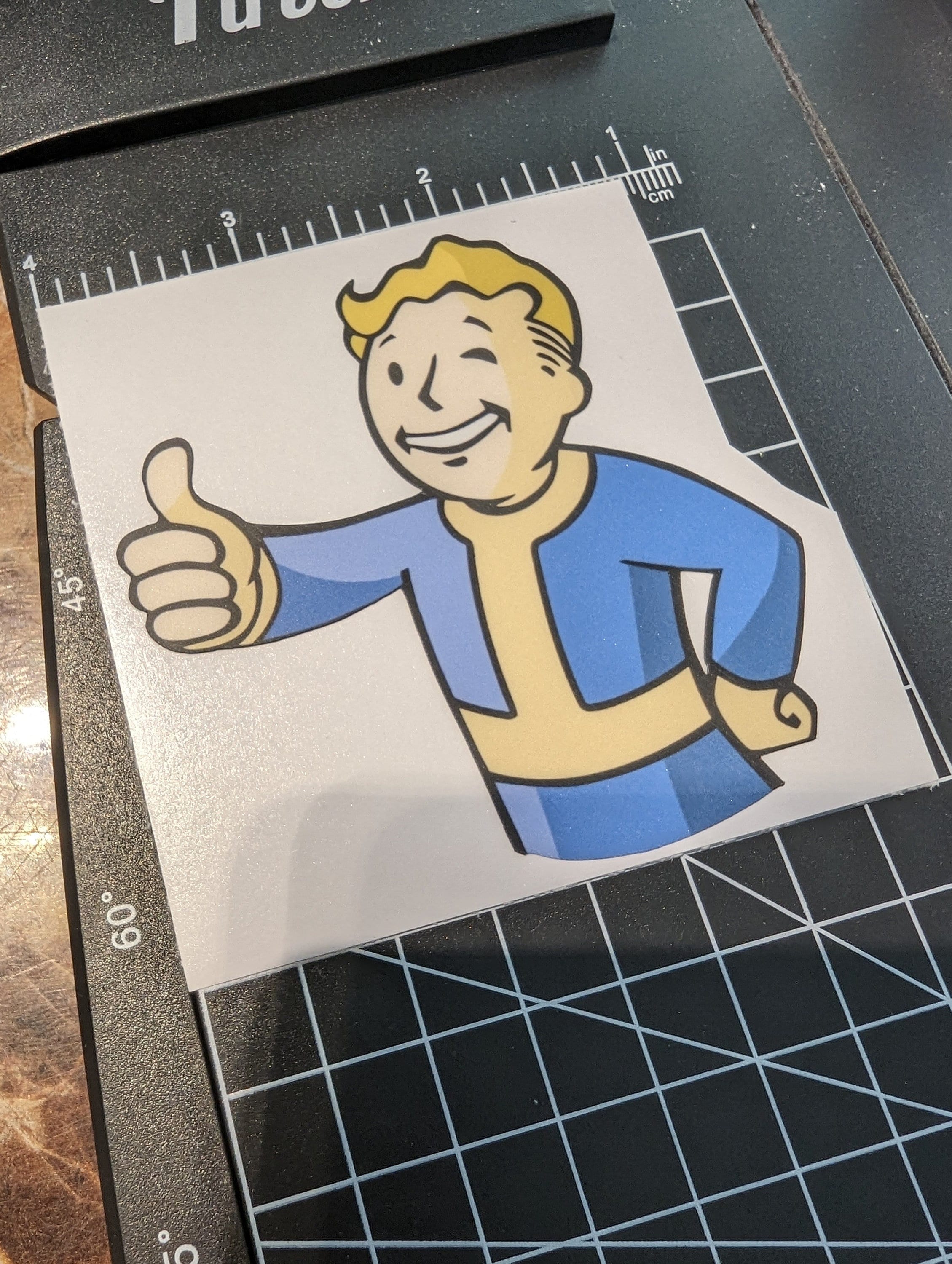 Fallout Labels Fallout Vault Boy PAX Sticker – Unique Rare Collectible ...