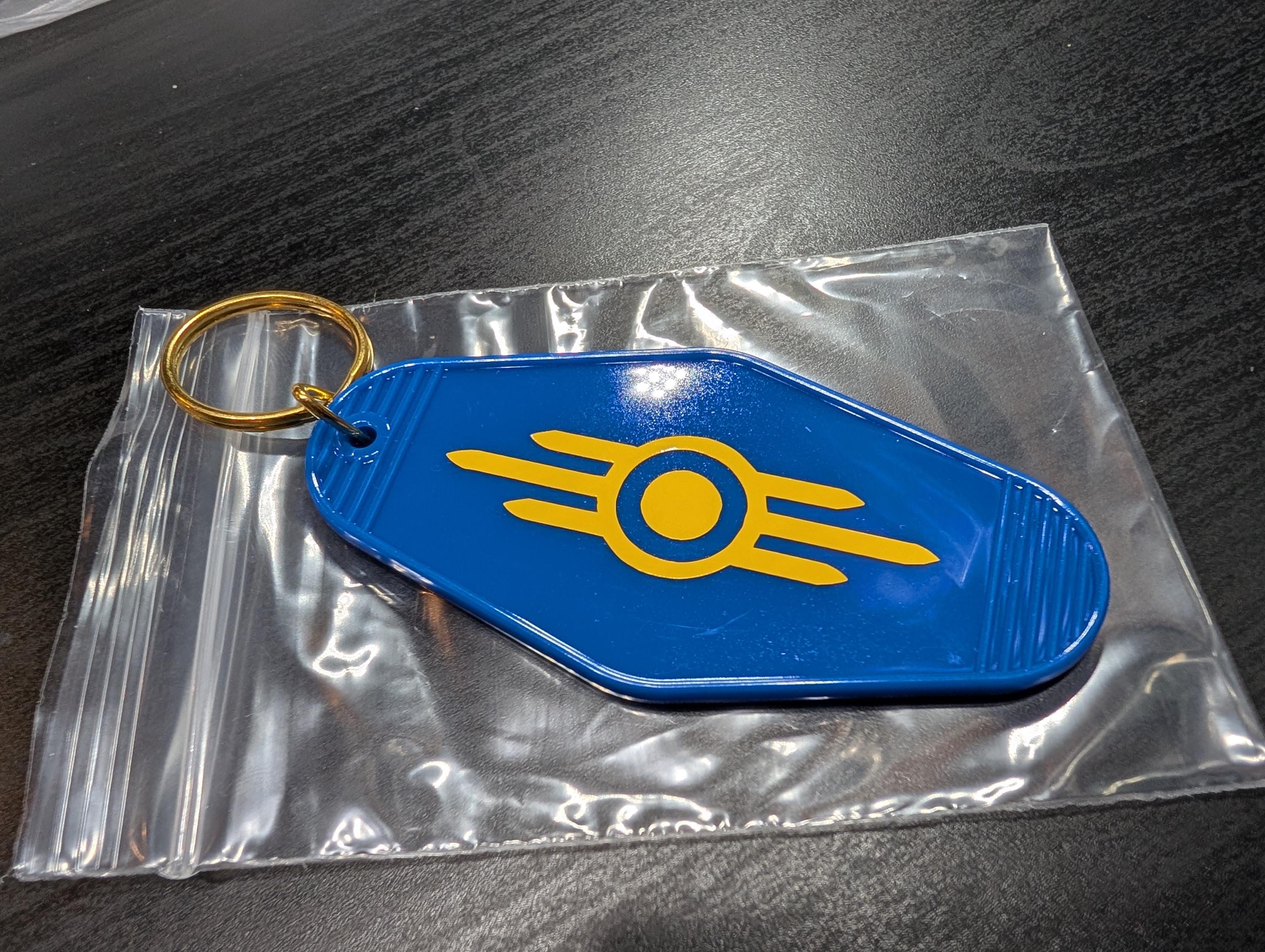 Fallout New Vegas Inspired - Vault 21 Hotel Key Tag Keychain