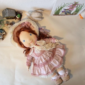 Waldorf doll inspiration, Organic cotton doll, Doll for collectors, gift doll, Art and Doll, textile Puppen