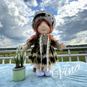 Waldorf doll inspiration, Organic cotton doll, Doll for collectors, gift doll, Art and Doll, textile Puppen