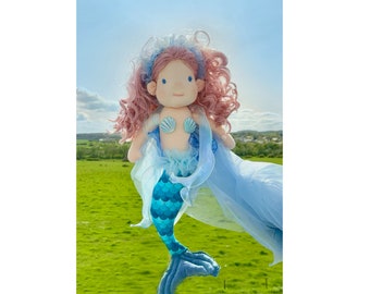 Waldorf Inspired Mermaid Doll