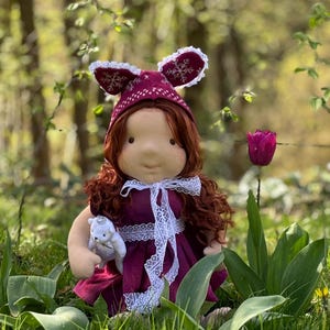 Waldorf doll inspiration, Organic cotton doll, Doll for collectors, gift doll, Art and Doll, textile Puppen