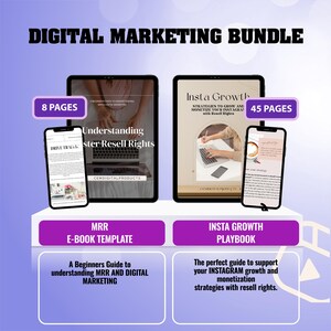 Digital Marketing Bundle Faceless Digital Marketing with resell rights with Private Label Rights Faceless Bundle Marketing Bundle Digital