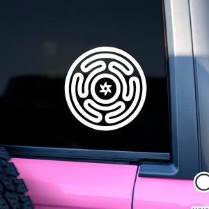 Hecate's Wheel Decal - Etsy