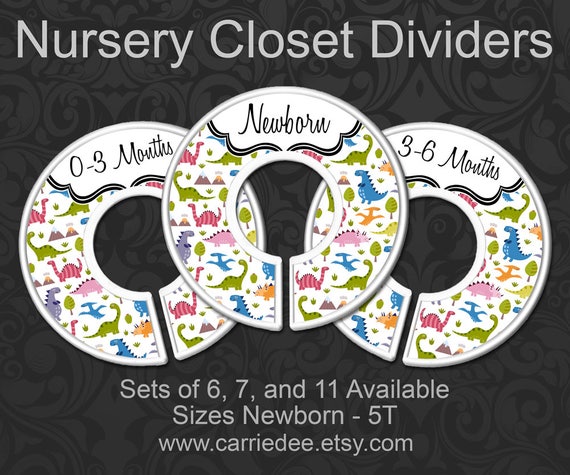 nursery closet organizer set