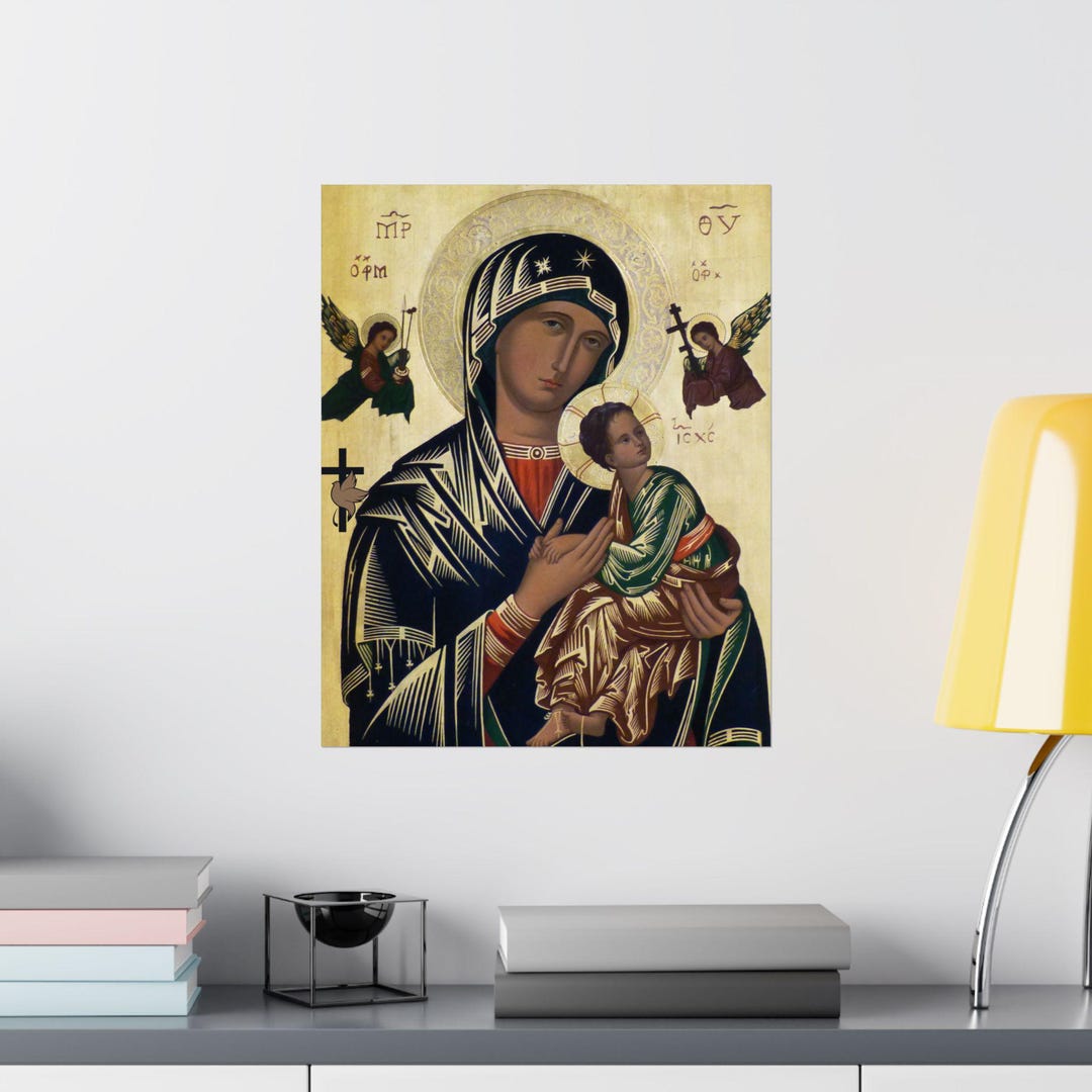 Our Lady of Perpetual Help Icon | Greek Orthodox Icon of Virgin Mary ...
