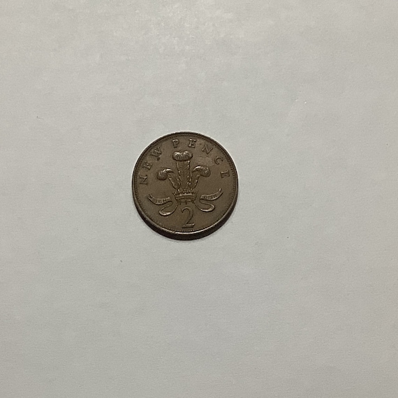 希少な2ペンス 1971年コイン イギリス 2ペンス硬貨☆1971年／未使用／