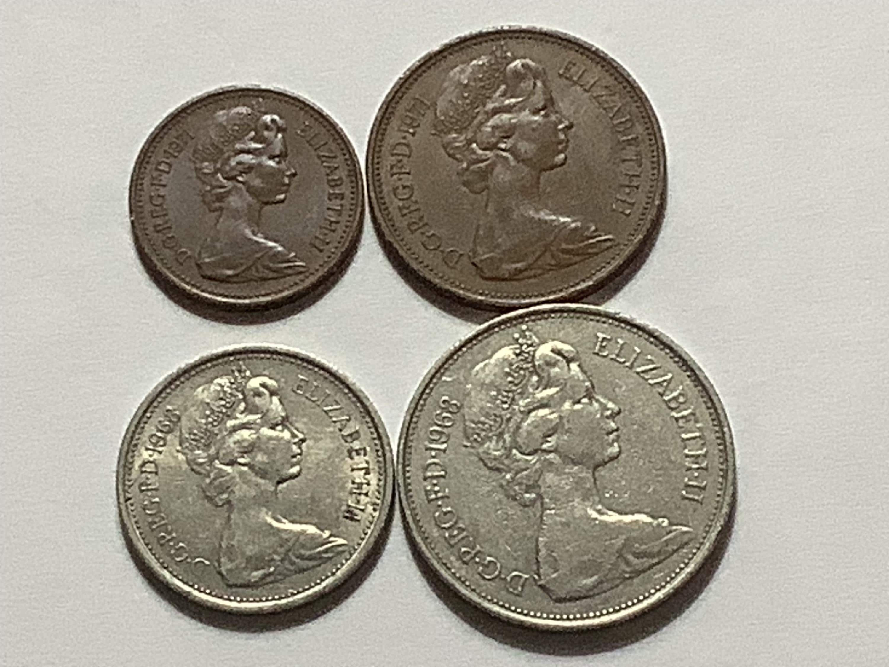 1968 10 new pence - Etsy 日本