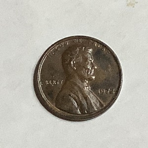 Moneda de ERROR de céntimo de Lincoln de 1972 a la que le falta la "I" de Liberty en el anverso.