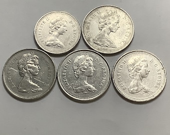 希少な 1993 年カナダ 1 セント硬貨 - エリザベス 2 世女王の