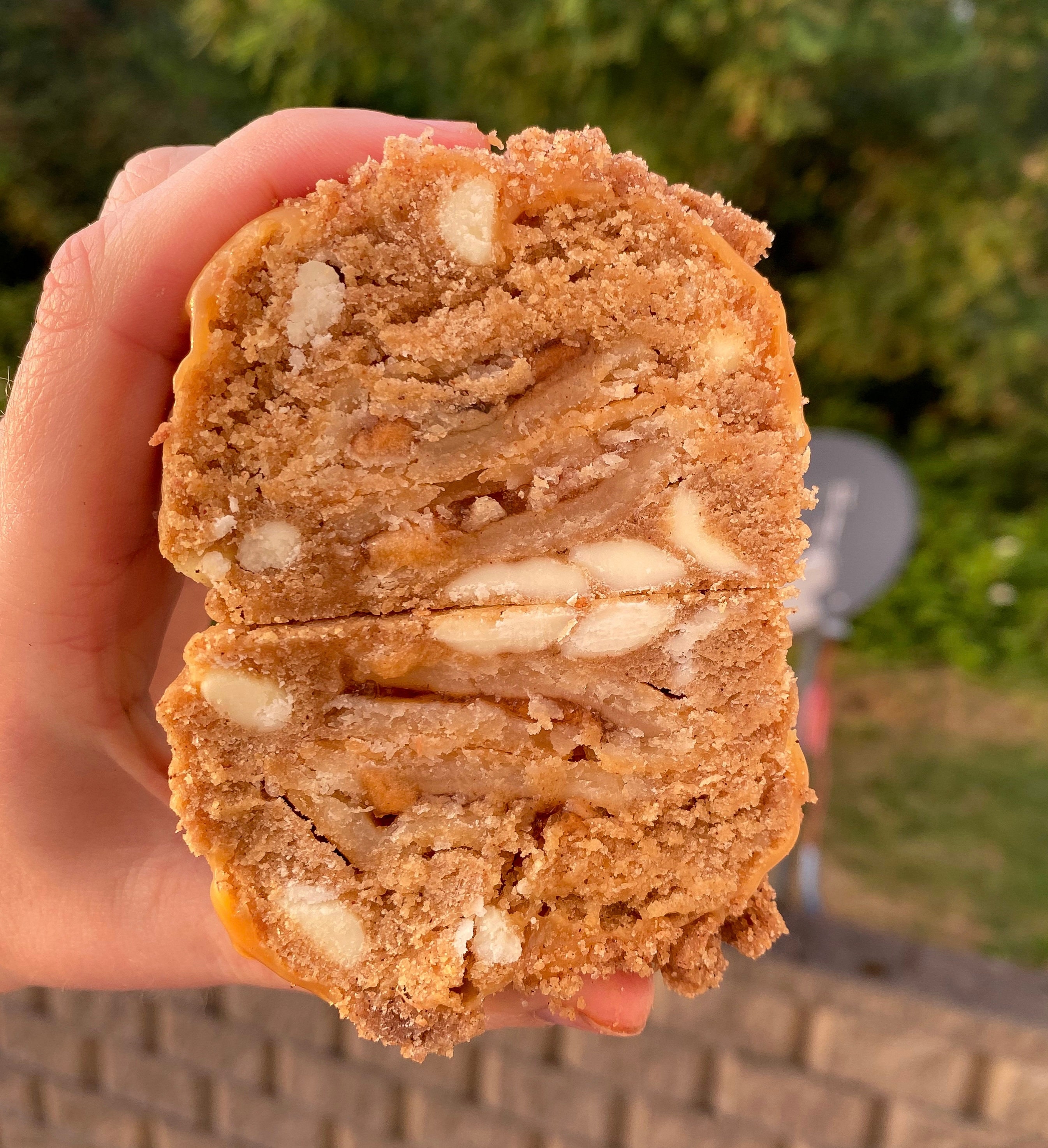RECIPE- Gourmet Caramel Apple Pie stuffed Cookie RECIPE, Thick Chunky New York Style Cookies. Drop Cookies. Gourmet Cookie Recipe. Apple Pie
