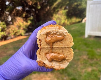 Galletas de pudín de plátano rellenas de mantequilla RECETA: Gourmet estilo Nueva York (Descarga digital)