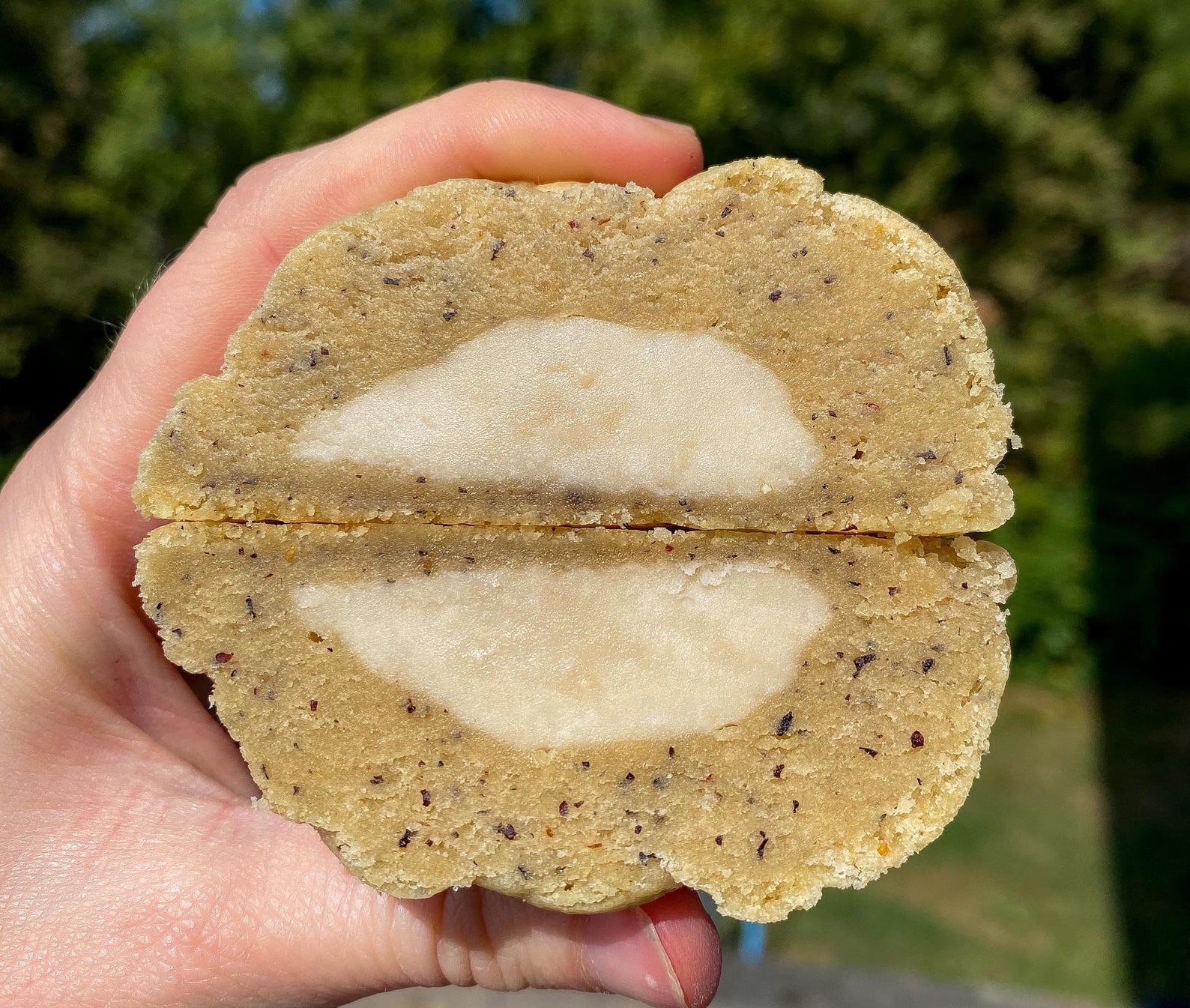 RECIPE Stuffed Vanilla Chai Thick Gourmet Cookie RECIPE. New York Style