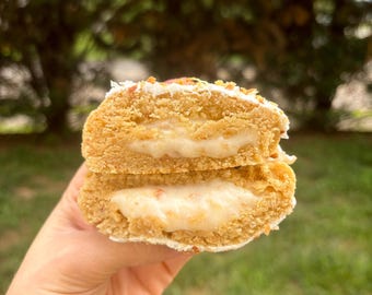 Ricetta dei biscotti ripieni di crema al cocco: stile gourmet newyorkese (download digitale)