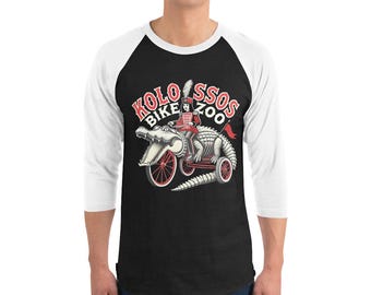 Kolossos 3/4 sleeve shirt Kolossos Bike Zoo New Orleans Carnival Parade Krewe