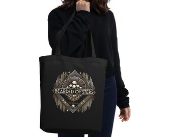 Bearded Oysters Eco Tote Bag Bearded Oysters Dance Troupe New Orleans Carnival Parade Krewe