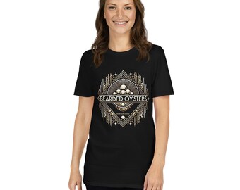Bearded Oysters Short-Sleeve Unisex T-Shirt Bearded Oysters Dance Troupe New Orleans Carnival Parade Krewe