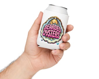 Bearded Oysters Can Cooler Bearded Oysters Dance Troupe Carnival New Orleans Parade Krewe
