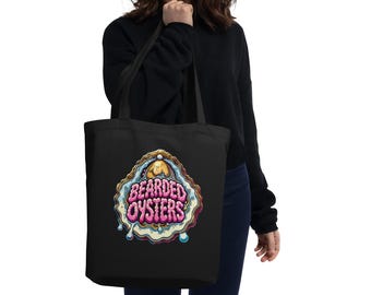 Bearded Oysters Eco Tote Bag Bearded Oysters Dance Troupe New Orleans Carnival Parade Krewe