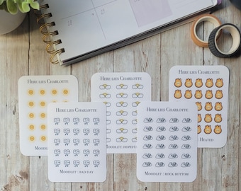 Emoji Mood Stickers: Planner, Journal, Therapy