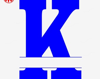 Download K monogram svg | Etsy