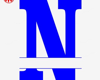 Download Digital Cut File Split Letters Letter T T Split T | Etsy