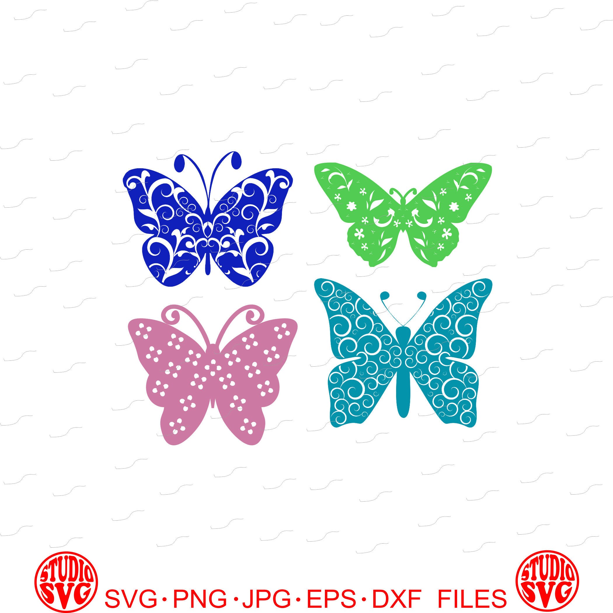 Download Digital Cut File Filigree Butterfly Lacey Butterflies svg ...