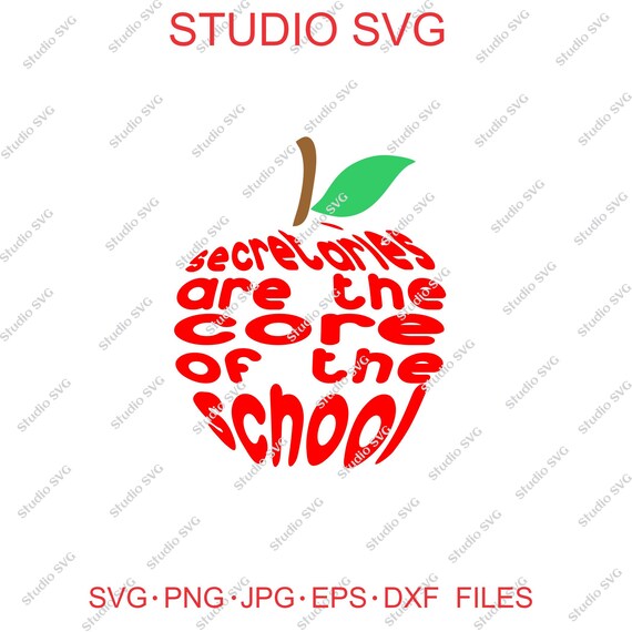 Download Free Digital Cut File Secretary Appreciation School Vinyl Etsy SVG Cut Files