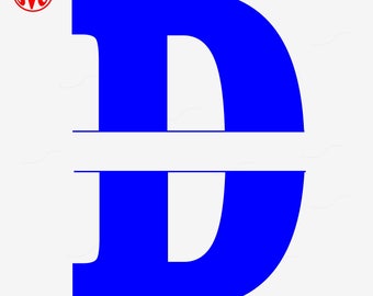 Download Digital Cut File Split Vine Letters Letter K K Split K