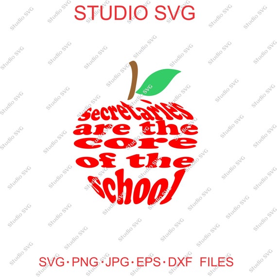 Download Free Digital Cut File Secretary Appreciation School Vinyl Etsy SVG Cut Files