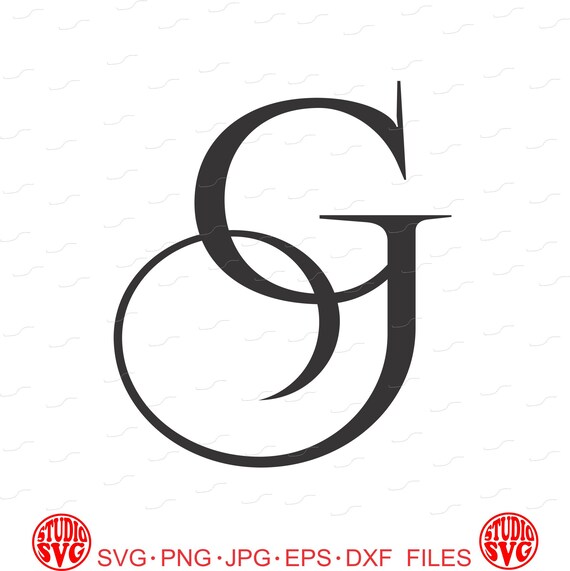 Download Digital Cut File Letters Letter G G Monogram G | Etsy