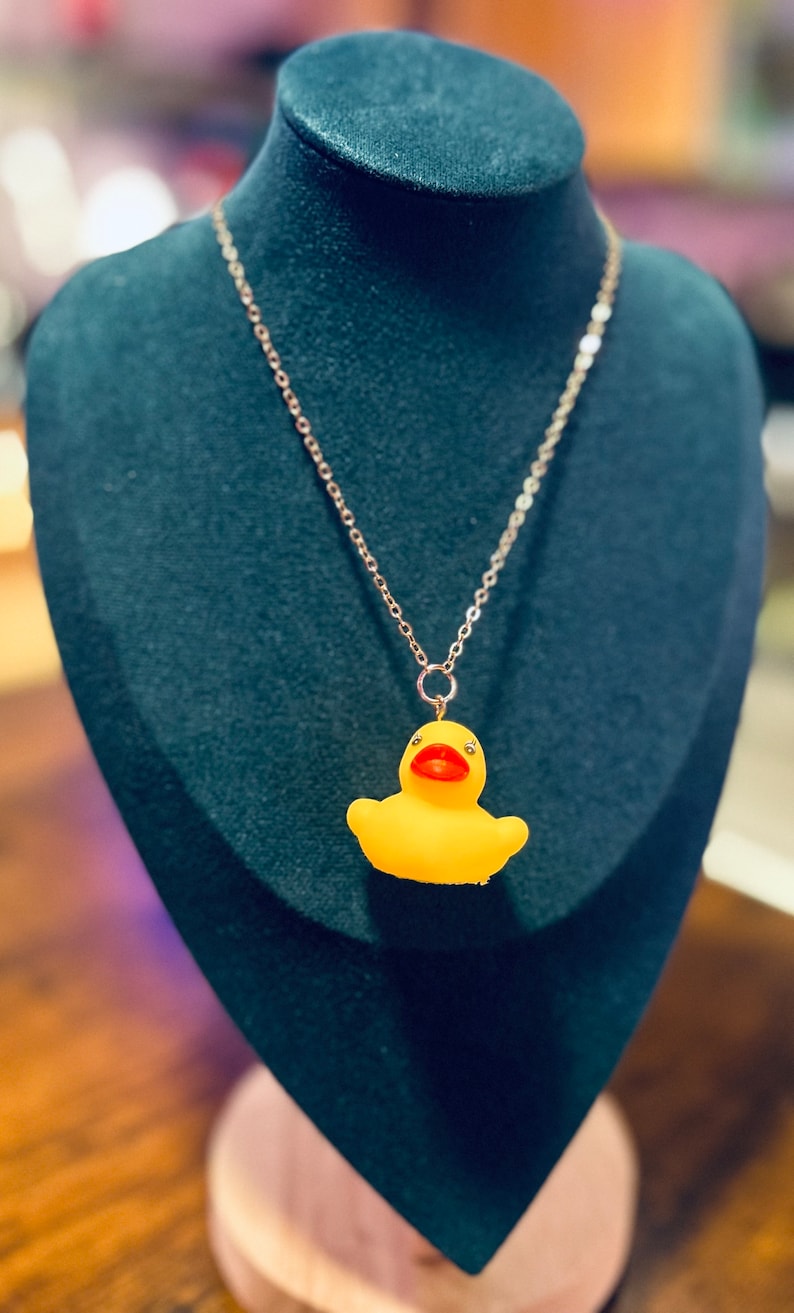 Rubber Duck Absurdist Necklace - Etsy
