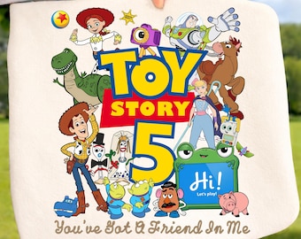 Cartoon Toy Friends DTF Transfer, You've Got A Friend In Me Design, Trendy Boy Shirt Print, Trendy Cute Kids Character Iron-On Transfer