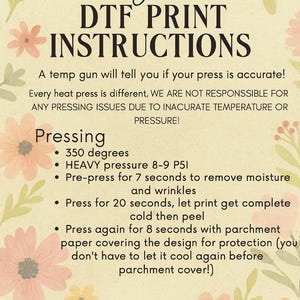 instructions for a DFT (Digital Print Technology) printer, including details on how to use the printer and what to do if there are issues with the press.