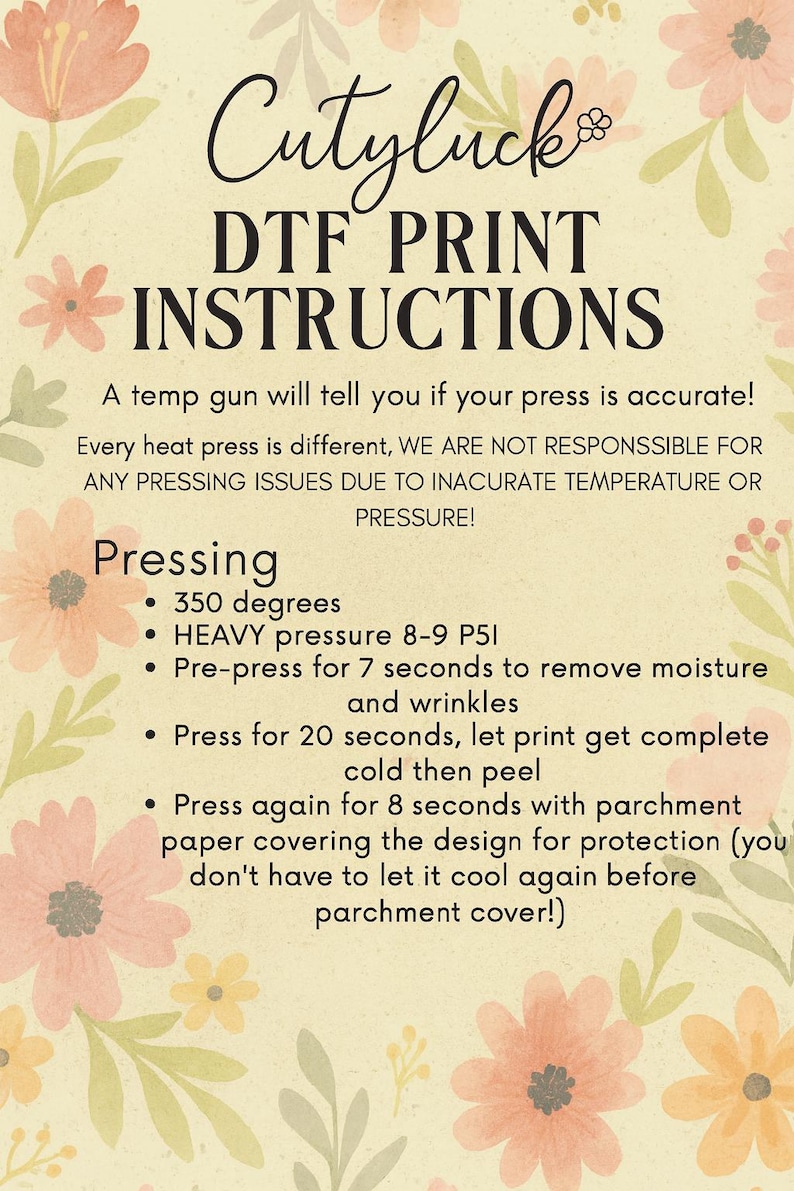 instructions for a DFT (Digital Print Technology) printer, including details on how to use the printer and what to do if there are issues with the press.
