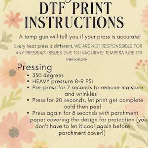 instructions for a DFT (Digital Print Technology) printer, including details on how to use the printer and what to do if there are issues with the press.
