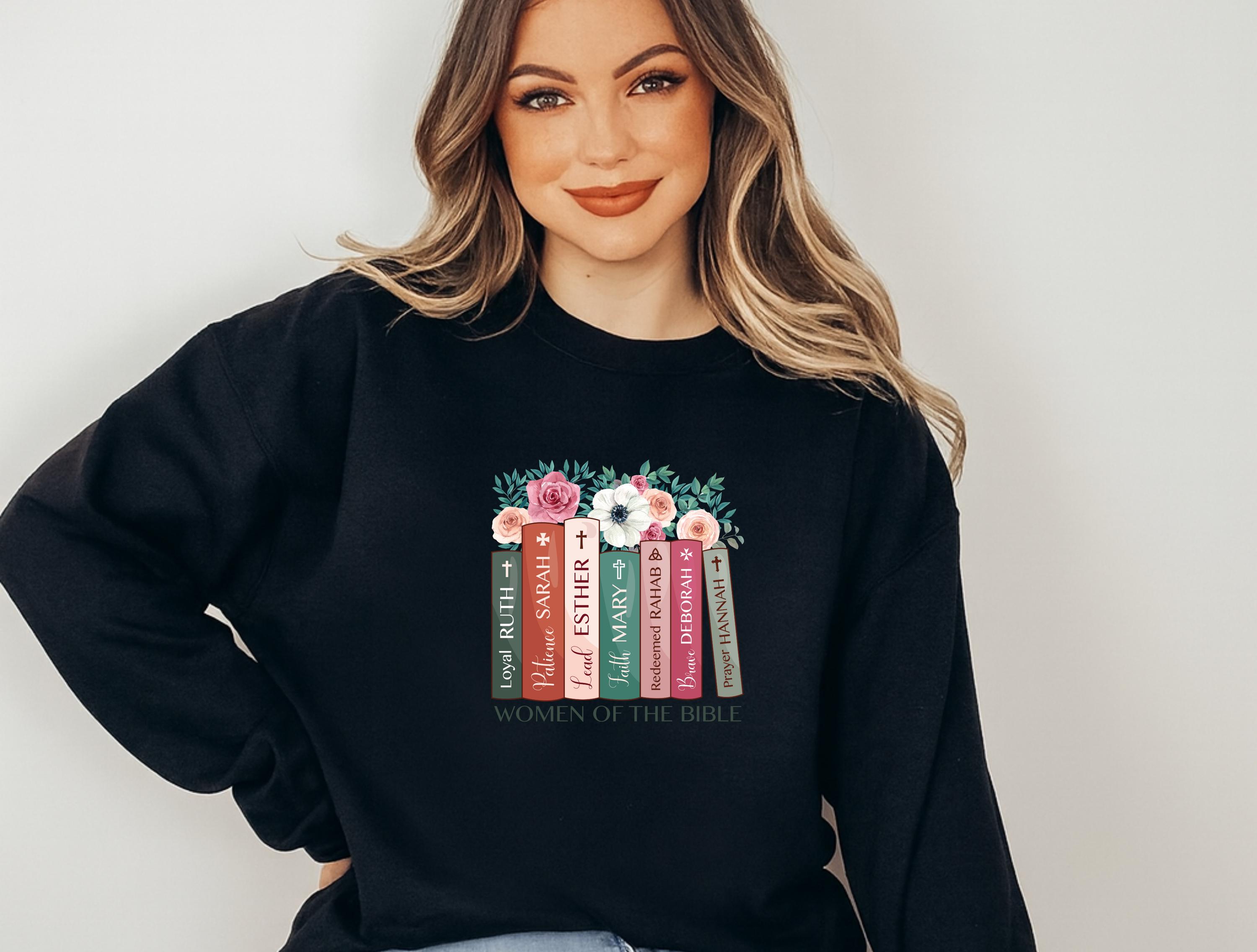 Women of the Bible Ready to Press DTF, Floral Christian Woman Book DTF ...