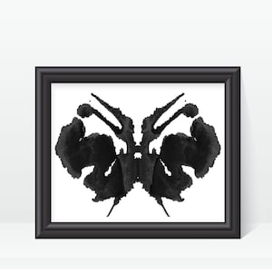 Rorschach Ink Blot Art digital print no 27 image 1