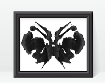 Rorschach Ink Blot Art digital print no 27