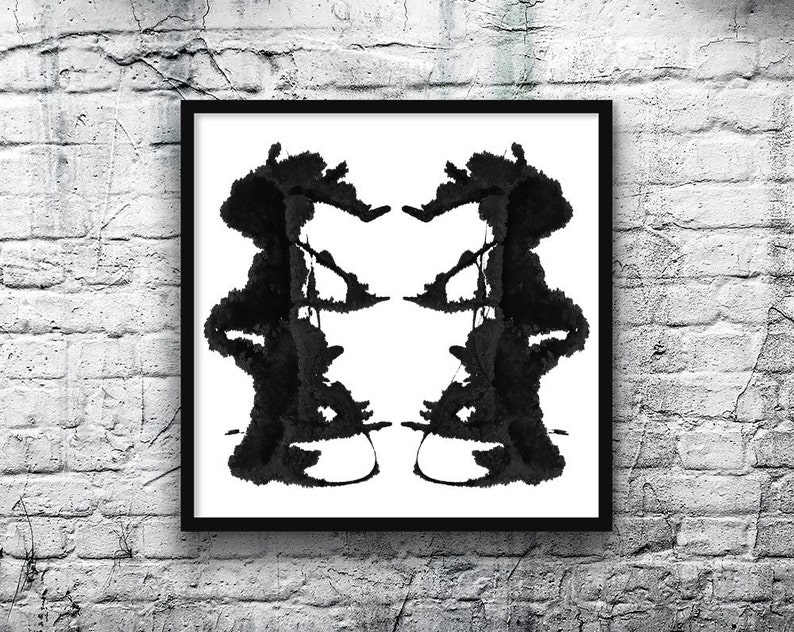 Rorschach Print Psychology Artwork digital image no 19 image 3