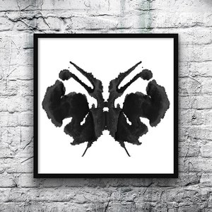 Rorschach Ink Blot Art digital print no 27 image 3