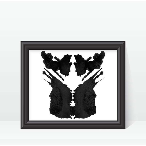 Psychology Artwork Rorschach Ink Blot Art printable image no 31