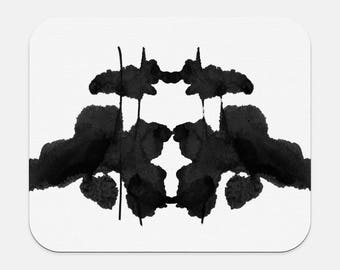 Therapist Office Decor Ink Blot Artwork Mousepad Rorschach