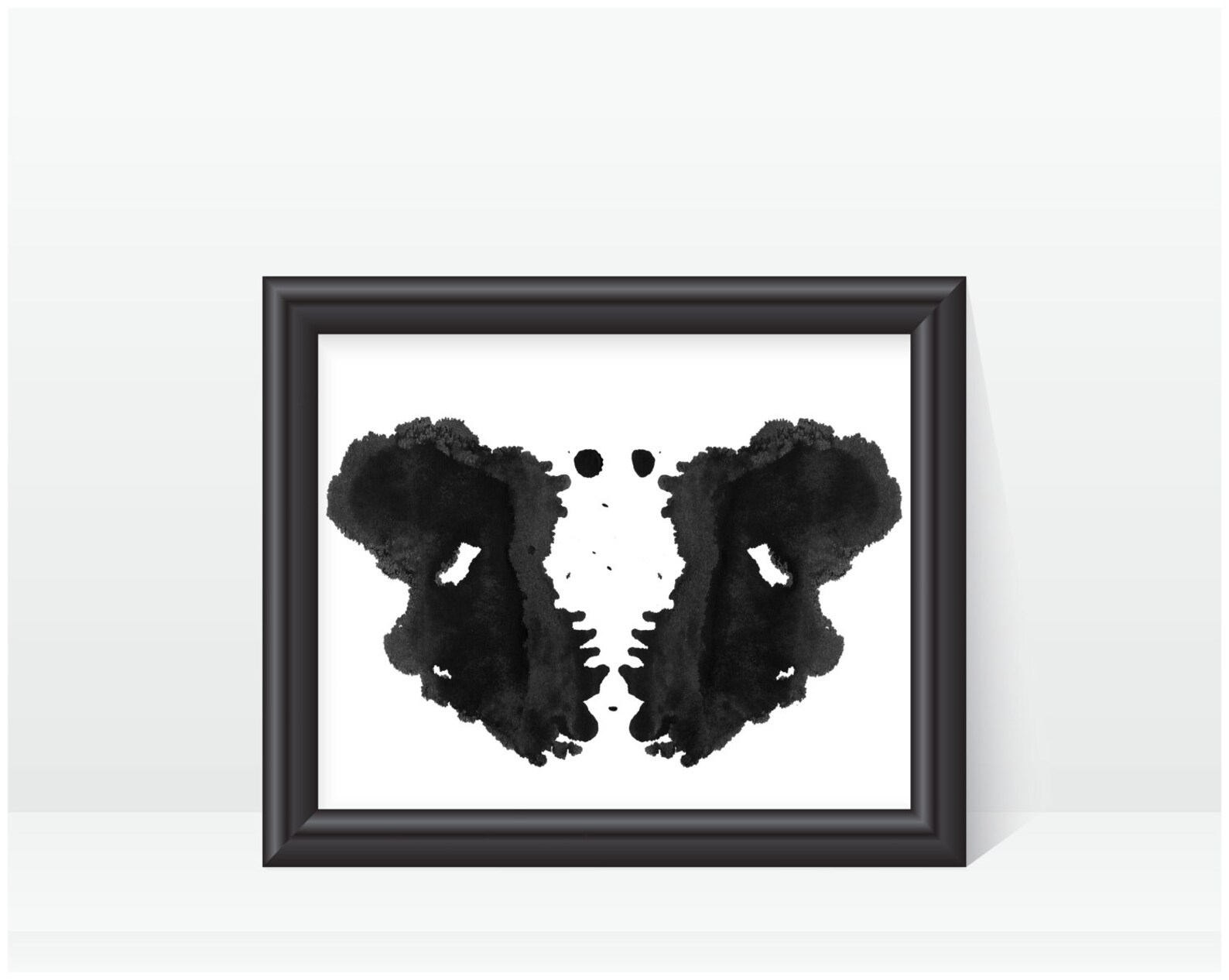 Psychology Gift Rorschach Inkblot Test Artwork Printable Digital Image ...